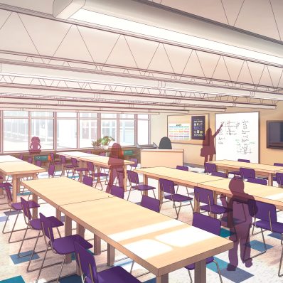 Classroom Rendering from New Building